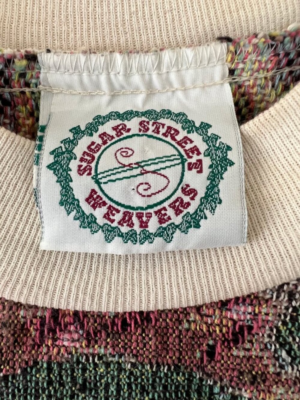 Vintage Sugar Street Weavers Cat Pullover Tapestry - Picture 5 of 7